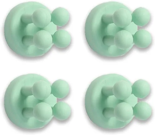 Miniatura 15 de 6 soportes de silicona impermeables para cepillos de dientes, ganchos autoadhesivos multifunción para colgar llaves, ropa, toalla, cable