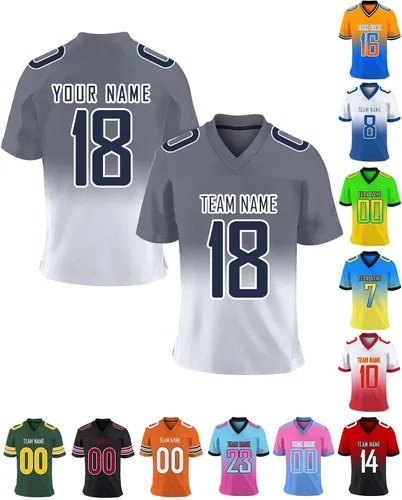 Camiseta de fútbol personalizada con nombre de equipo, número de equipo, camiseta de fútbol personalizada para hombres, jóvenes, mujeres, niños