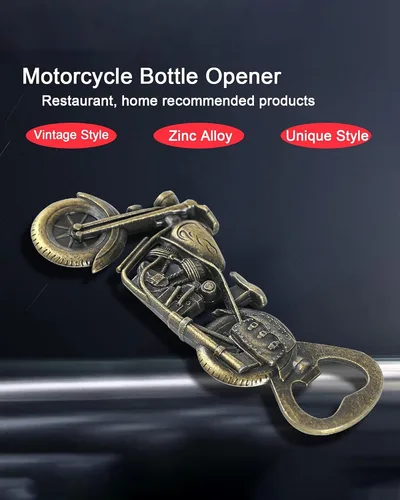 Miniatura 5 de Abridor de botellas de motocicleta BOYIDEW vintage abrebotellas de cerveza único motocicleta regalos de cerveza para regalos de cumpleaños hombres