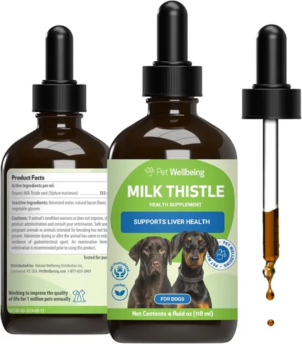 Miniatura 10 de Pet Wellbeing Cardo Mariano para Perros - Cardo Mariano Orgánico, Apoya la Función Hepática Saludable y la Desintoxicación - Certificado NASC