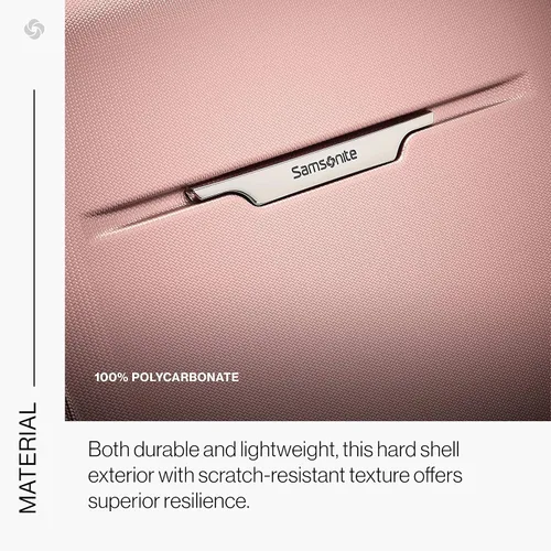 Miniatura 7 de Samsonite Winfield 3 DLX Hardside - Equipaje expandible con ruedas, Rosa), 120752-4357