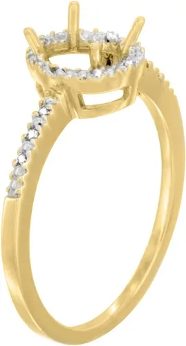 Miniatura 3 de Anillo de compromiso de oro blanco de 14 quilates con ópalo natural, ovalado, 0.276 x 0.197in, tamaños 5-10