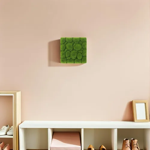 Miniatura 7 de Healifty Musgo artificial verde para decoración del hogar, 3 piezas de 11.8 x 11.8 pulgadas, alfombra de musgo falso, musgo sintético decorativo