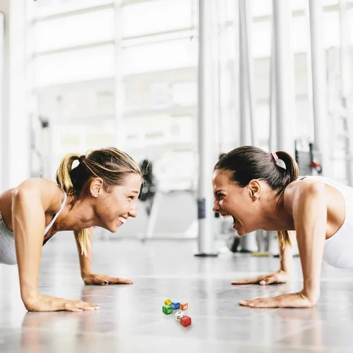 Miniatura 7 de Stack 52 Dados de fitness de sudor rápido. Juego de entrenamiento de ejercicio de peso corporal. Diseñado por un experto en fitness militar.