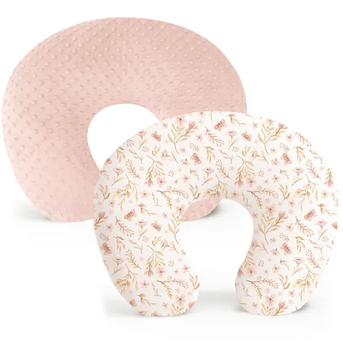 Miniatura 8 de Konssy Paquete de 2 Fundas de Almohada de Lactancia, Cubiertas de Lactancia Suaves y Cómodas para Almohadas de Amamantamiento, Fundas de Almohada