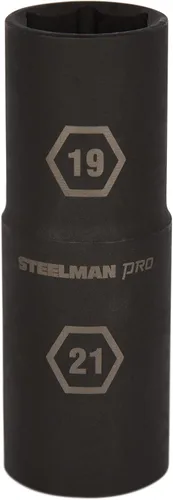 Miniatura 3 de STEELMAN 99563 1/2-Inch Drive 6-Point Impact Flip Socket, 7/8 pulgadas x 15/16 pulgadas