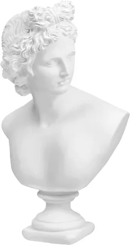 Miniatura 11 de Norrclp Estatua griega de Diana de 12.5 pulgadas, escultura clásica de busto romano de mitología griega para decoración del hogar