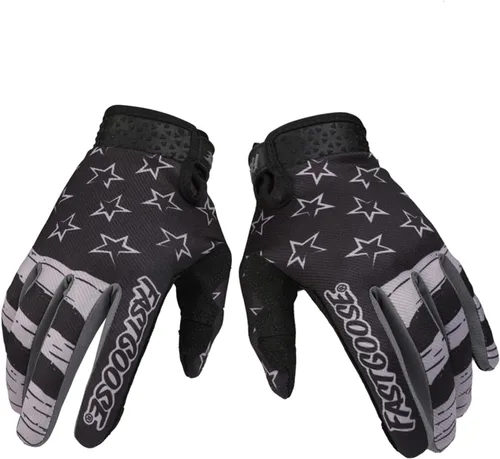 Star - Guantes de motocicleta para bicicleta, de dedo completo, todoterreno, deportes al aire libre para hombres y mujeres y montañismo