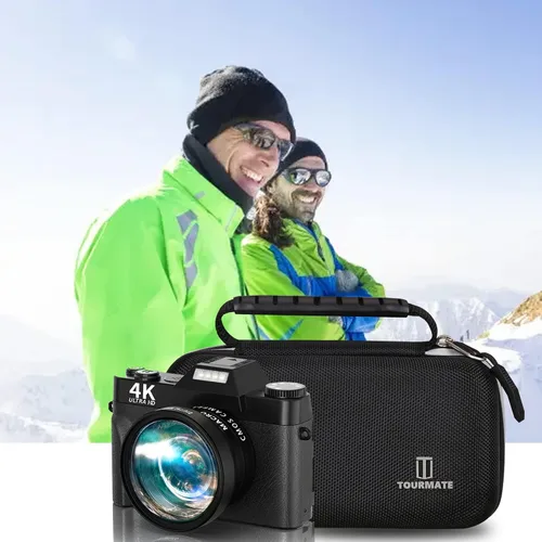 Miniatura 6 de Tourmate Estuche rígido para cámara de vlogging digital Acoletty 4K, carcasa protectora de almacenamiento para viajes