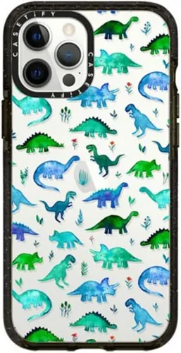 Miniatura 32 de Funda CASETiFY Impact para iPhone 12 Pro Max - Blanco Nubes - Negro Claro Nubes Blancas
