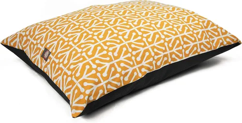Miniatura 28 de Majestic Pet Cama rectangular para perros tamaño mediano, lavable, cama antideslizante y cómoda para mascotas, cama para jaula para perros, almohada