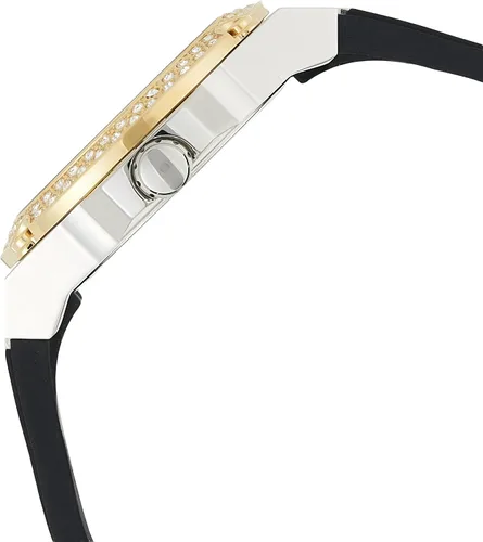 Miniatura 3 de Guess Reloj analógico de cuarzo para mujer con pulsera de silicona W1291L1 Negro - Reloj de cuarzo