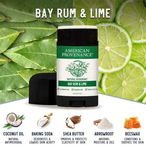 Miniatura 9 de American Provenance Desodorante natural para hombres y mujeres, desodorante sin aluminio que dura todo el día, fabricado en los Estados Unidos