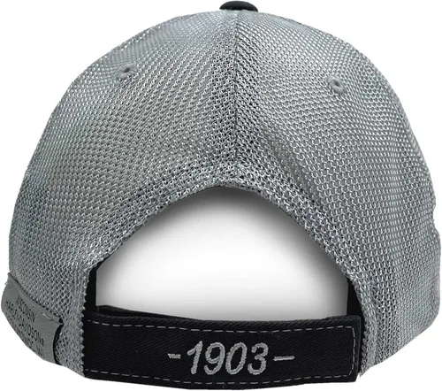 Miniatura 2 de Harley-Davidson Gorra de béisbol para hombre, H-D Bar & Shield Mesh Hat wDistrssed Bill Negro, Negro