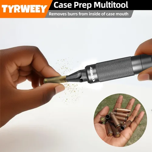 Miniatura 2 de Case Prep Multiherramienta, Herramientas de Desbarbado de Chaflán de Vaina para Recarga, Escariadores y Limpiadores de Bolsillo de Fulminante
