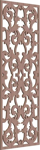 Miniatura 181 de Meadville Paneles decorativos de pared de madera con calado, 9 3/8 pulgadas de ancho x 24 3/8 pulgadas de alto x 1/4 de alto, aliso