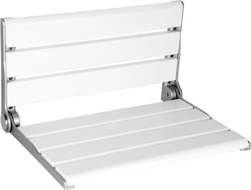 Miniatura 10 de Asiento de ducha de montaje en pared de 18", banco de ducha de montaje en pared para interior de ducha, asiento de ducha plegable, asientos de ducha