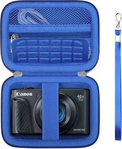 Miniatura 23 de Estuche de transporte rígido para Canon PowerShot SX740 HS/ SX730 HS/ SX720 HS/ SX620 HS/ G7 X Mark III/ G7 X Mark II cámara digital, bolsa de viaje