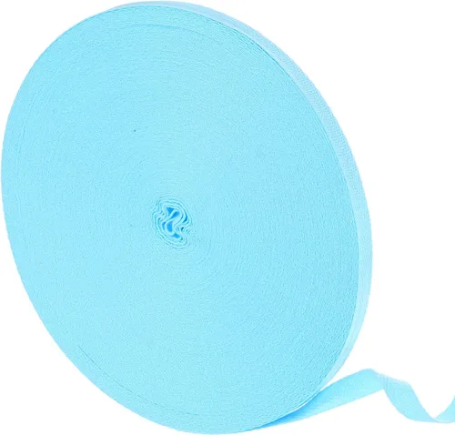 Miniatura 19 de uxcell Cinta de sarga de algodón de 50 yardas, cinta de espiga de 3/8 pulgadas para coser ropa, manualidades (azul)
