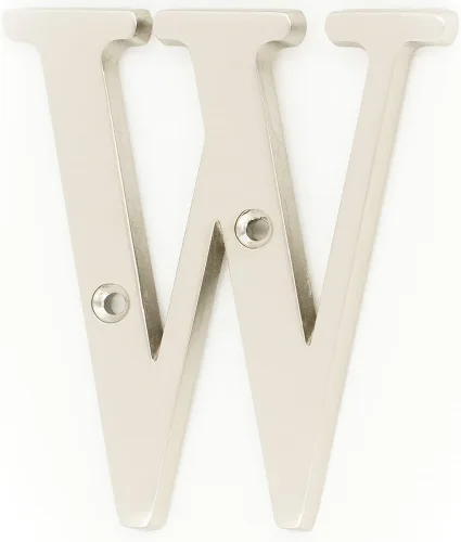Miniatura 26 de ZW Hardware B100 Letra M de latón macizo de latón brillante de 4 pulgadas
