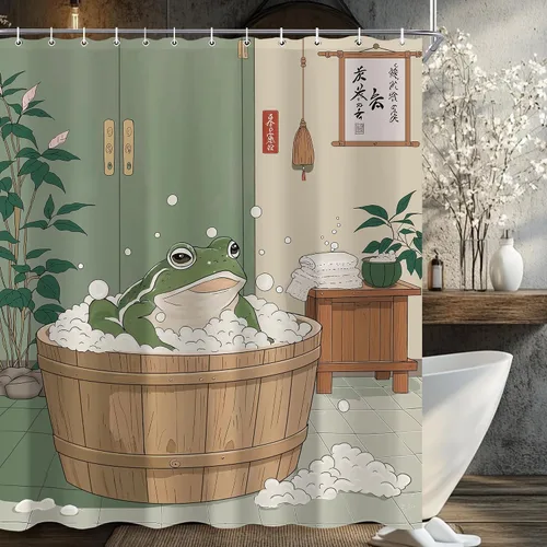 Miniatura 9 de Juego de cortinas de ducha inspiradoras de graffiti abstractas para baño, 60 pulgadas de ancho x 72 pulgadas de alto, divertidas cortinas de ducha