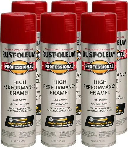Miniatura 27 de Rust-Oleum 7515838 Pintura en aerosol de esmalte profesional de alto rendimiento, 14 onzas, aluminio