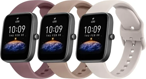 Miniatura 8 de Oumida TPU Bands for Amazfit Bip 3 Pro/Bip 3/ Bip U Pro/Bip U/Bip S/Bip Lite/Bip S Lite/GTS 42mm, 20mm Quick Relase Soft Straps with Metal Buckle