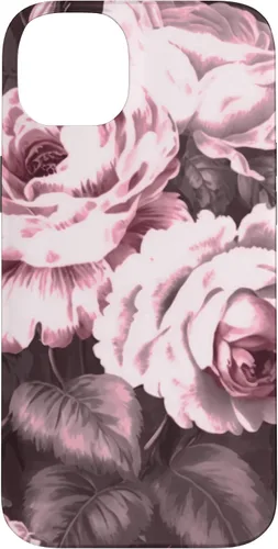 Miniatura 15 de iPhone 16 Vintage Classic Rose Flower Pattern in Pink Case