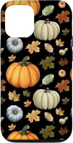 Miniatura 26 de iPhone 16 Falling Leaves Autumn and Pumpkin Happy Fall Case