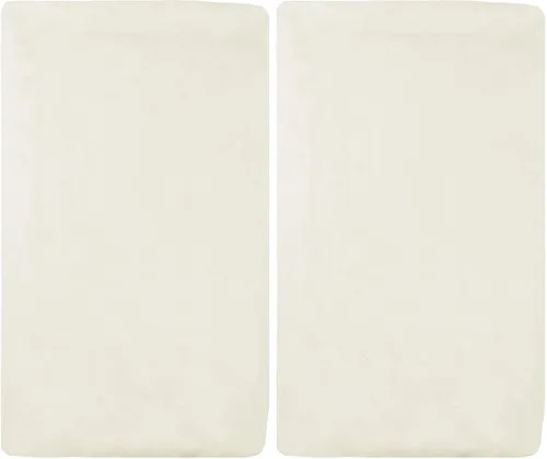 Miniatura 17 de TL Care Sábana bajera ajustable de punto de jersey de algodón transpirable 100% natural, estrellas y lunas grises, 15 x 33 pulgadas, suave
