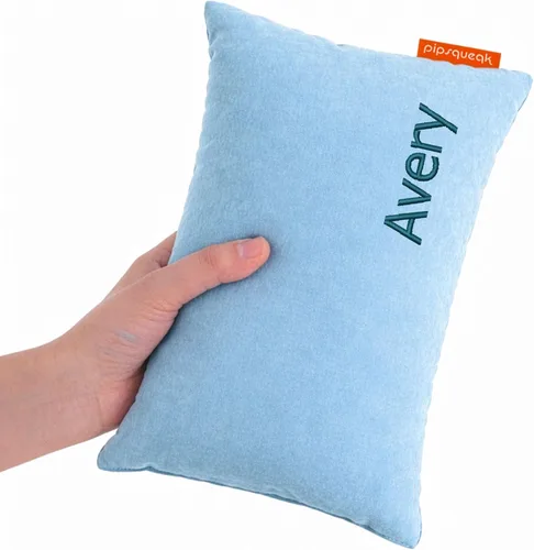 Miniatura 51 de Almohada de microfibra Pipsqueak - Pequeña, Mini, Pequeño - 27.9 x 17.8 cm - Perfecta para viajes, autos, aviones, camping, perros, niños pequeños