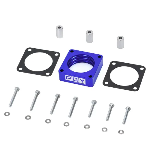 Miniatura 6 de Espaciador del cuerpo del acelerador compatible con Jeep Wrangler TJ YJ LJ Cherokee XJ 91-06 motor de gasolina 2.5L/4.0L MJ con junta de 1 pulgada