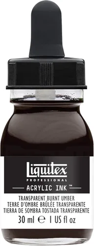 Miniatura 19 de Liquitex - Pintura acrílica profesional INK! Jarro de 1 onza, color blanco de titanio Bronce Rico Iridiscente