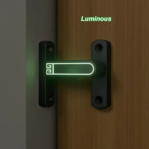 Miniatura 2 de ETEKJOY Cerradura de Pestillo Abatible Ajustable en Altura de 90/180 Grados Deslizante/Oscilante para Puerta de Granero, Garaje, Jardín, Cerca