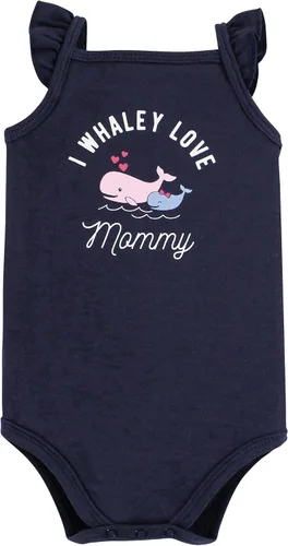 Miniatura 3 de Hudson Baby baby-girls Cotton Sleeveless Bodysuits