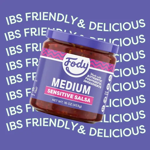 Miniatura 4 de Fody Foods Salsa mediana, 16 onzas, sin ajo y cebolla, bajo certificado FODMAP, apto para el intestino y el SII, vegano, sin OMG, sin gluten, apto