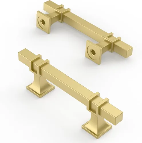 Miniatura 29 de Asidrama - Paquete de 10 manijas para alacena de 3 pulgadas (76mm) de color negro mate y dorado, tiradores para gabinete, accesorios para gabinete