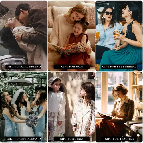 Miniatura 6 de Parima Joyero de viaje, organizador de joyas, regalos para mujeres, pequeño estuche de joyería con inicial, regalos esenciales de viaje para mamá