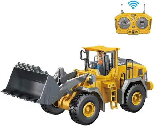 Miniatura 11 de Juego de excavadora y cargador de control remoto (9 canales)