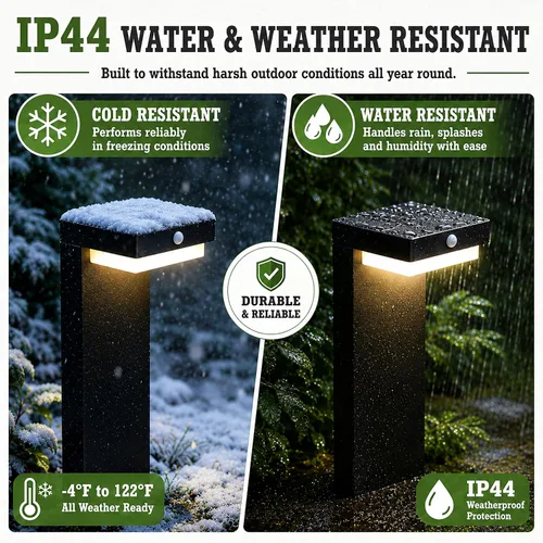 Miniatura 7 de Luces solares de sendero - Luces solares para pasarela para exteriores - Sensor PIR y dos modos de iluminación - Batería recargable que dura hasta
