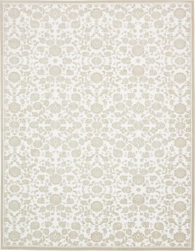 Miniatura 17 de Unique Loom Colección Rushmore Alfombra de Área - Taft (2' 6" x 13' 1" Corredor, Blanco Nieve/Beige)