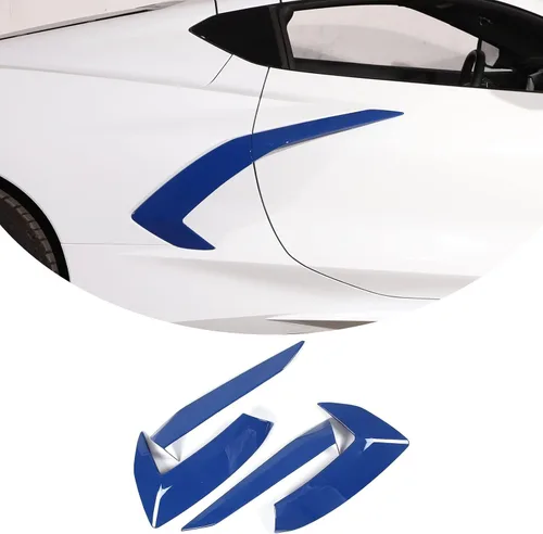 Miniatura 14 de Cubierta para manija de puerta de automóvil para Chevrolet Corvette C8 Stingray Z06 2020-2025, accesorios de decoración de puerta de ventilación