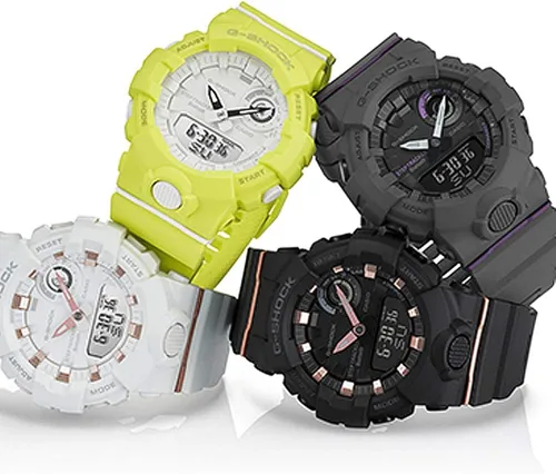 Miniatura 6 de G-Shock - Reloj de enlace móvil de la serie S para mujer, NegroOro, Casual