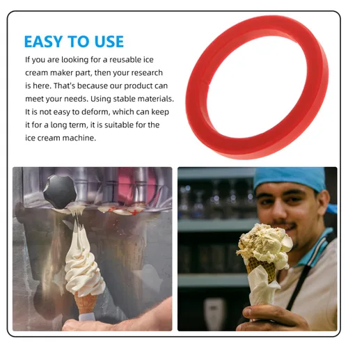 Miniatura 3 de BESTOYARD 10 juntas tóricas de silicona para máquina de bebidas para máquina de helados, kit de juntas para evitar fugas y accesorios de mezcla