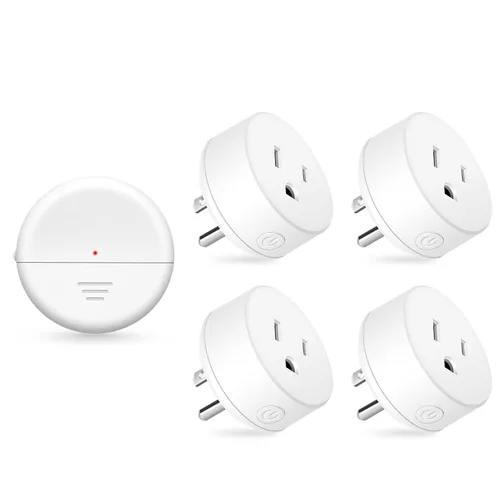 Miniatura 54 de NineLeaf Interruptor de salida remoto inalámbrico, interruptor de lámpara remoto, interruptor decorativo de enchufe de luz de encendido y apagado