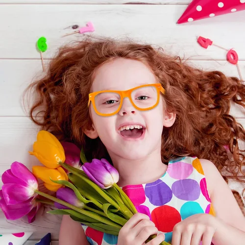 Miniatura 2 de Matcheck 20 gafas de juego de simulación para niños a granel, sin marco de lentes, gafas falsas para niños y niñas, regalos de fiesta de cumpleaños