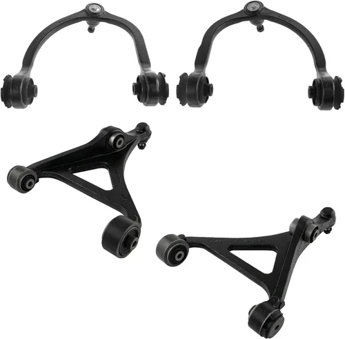 Miniatura 46 de TRQ Brazo de control delantero superior e inferior con rótula juego de 4 piezas compatible con Land Rover Range Rover 2003-2012
