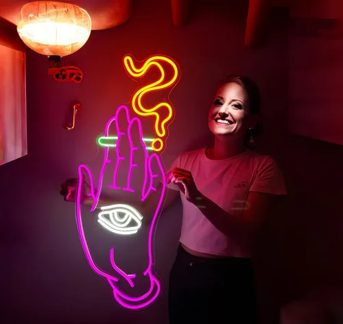 Miniatura 6 de Letreros de neón para decoración de pared, letreros luminosos para dormitorio, sala de juegos, fiesta, club, caja de baterías o alimentado por USB