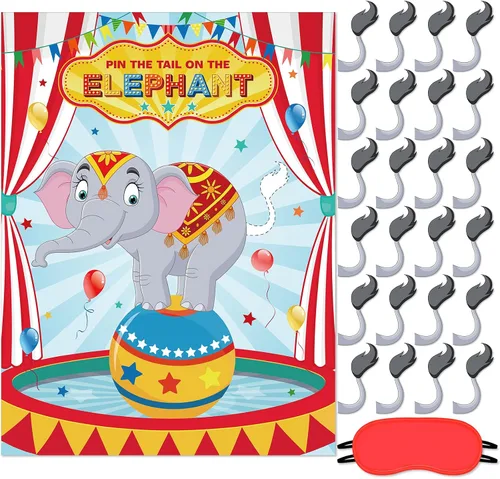 Miniatura 26 de Juego de fiesta de sirena con cola adhesiva Faccito Juego de sirena Incluye póster grande de 21 x 28 pulgadas 24 piezas de pegatinas reutilizables
