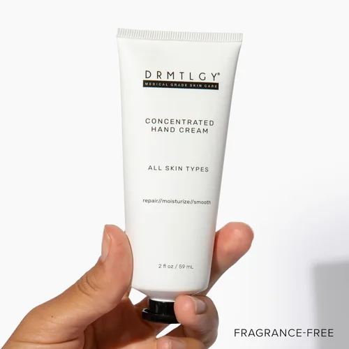 Miniatura 3 de DRMTLGY Crema de manos para manos secas y agrietadas - Loción de manos sin fragancia para manos secas - Crema hidratante de reparación de manos
